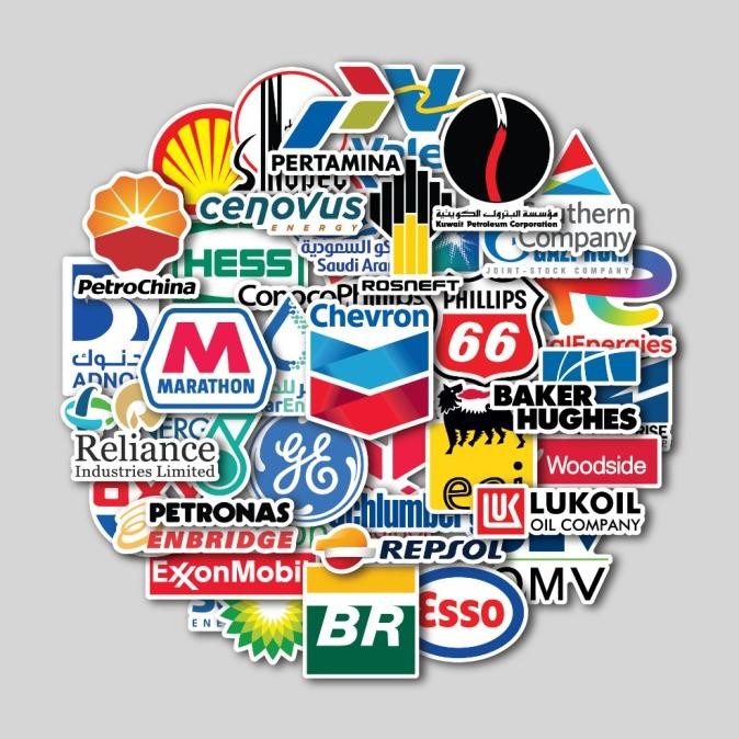 

STICKER PACK OIL AND GAS COMPANY | STICKER TUMBLER | STIKER LAPTOP KOPER HELM murah