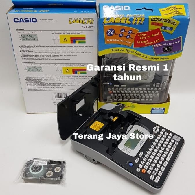 

Label Printer Casio KL-820-W EZ-Label Printer Casio KL-820-W KL820W murah