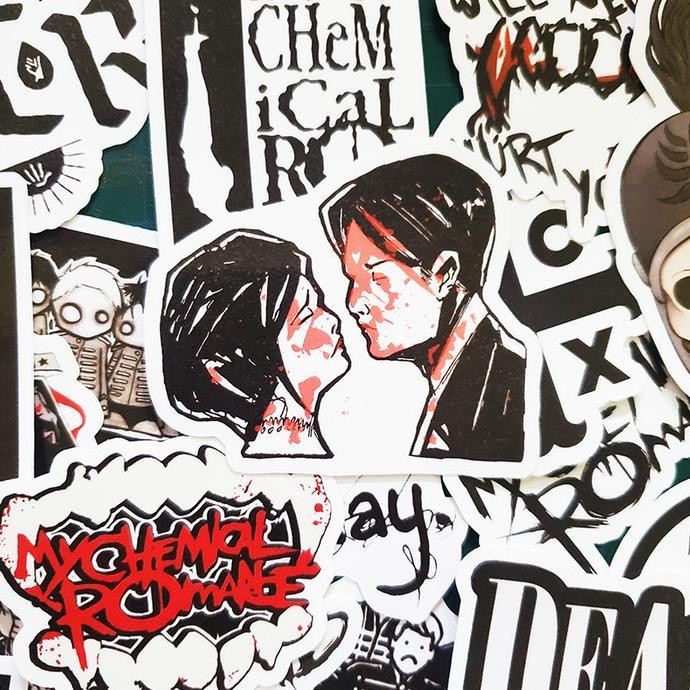 

STICKER PACK - MY CHEMICAL ROMANCE | STICKER KOPER STICKER TUMBLER STICKER LAPTOP HELM murah