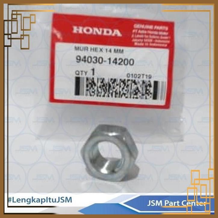 [JPC] MUR KIPAS HONDA MUR KIPAS 14MM 94030-14200 ORIGINAL