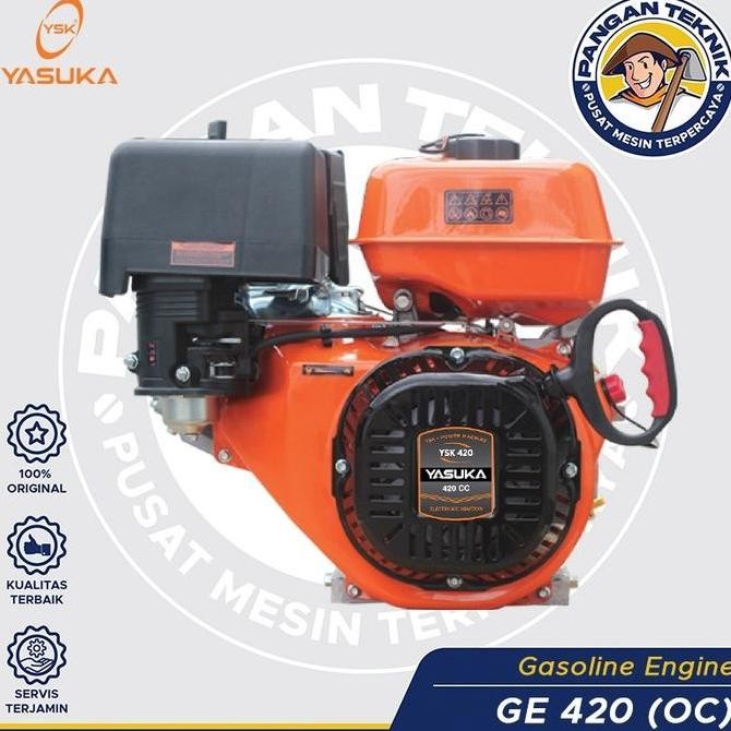 Mesin Penggerak Bensin Yasuka | Gx 420 Orange | Mesin Ketinting New Stok