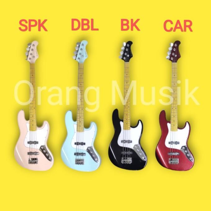 Bass Elektrik Scorpion Sj200 Original Bonus Kabel Jack Senar Dll Co