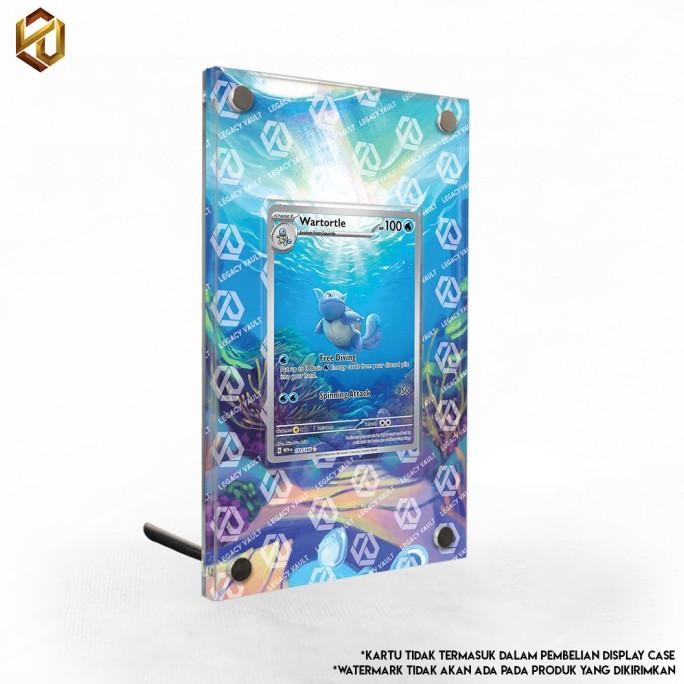 Murah Wartortle Ar 151 - Pokemon Extended Art Display Case - Legacy Vault