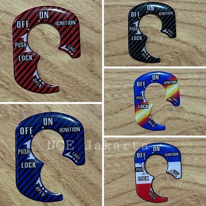 [Good] STIKER TIMBUL TUTUP KUNCI KONTAK VEARIO CARBU BEAT CARBU SCOOPY CARBU