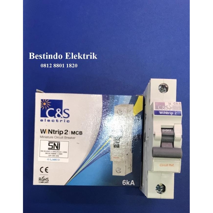 Promo MCB C&S 0,5 Ampere / C&S 0,5A COD