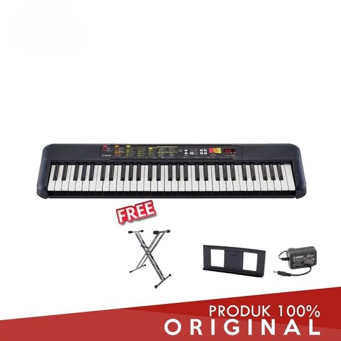 Yamaha Keyboard Psr F52 + Gratis Adaptor + Stand Book & Stand Keyboard Co