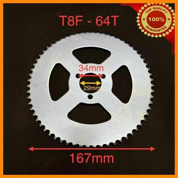 [VIP] GEAR BELAKANG T8F - 64T ATV MINI ELECTRIK