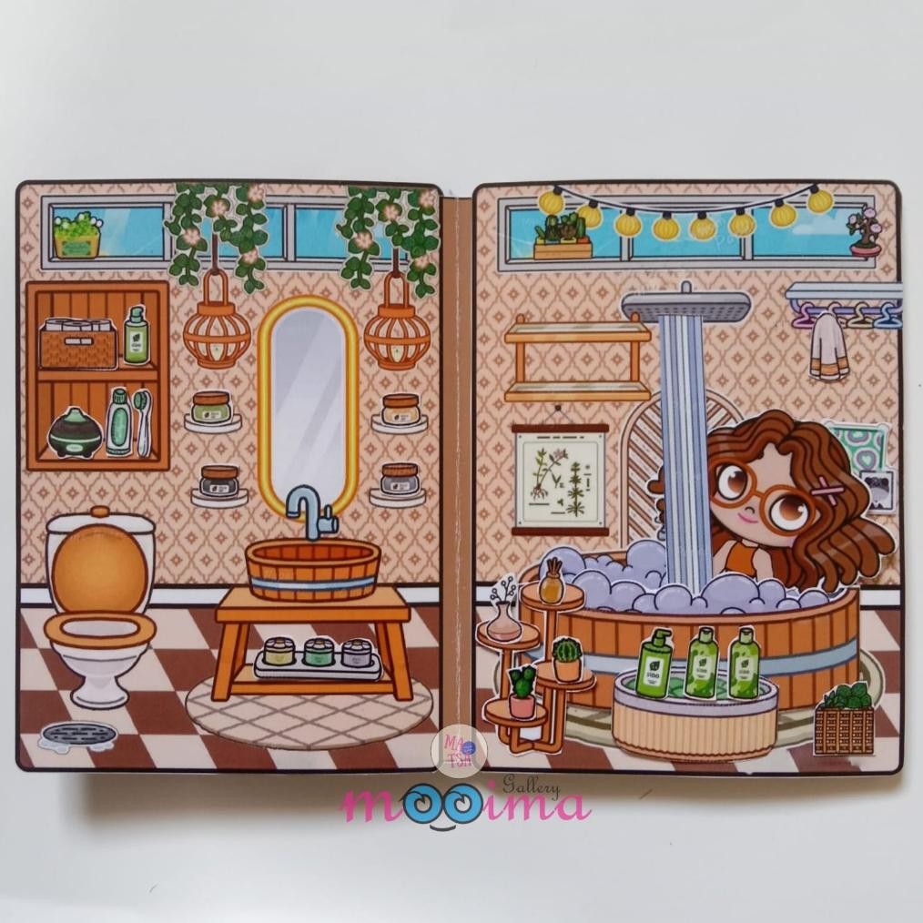 Murah Paper Doll Avatar World Series Chocolate Quiet Book Viral New