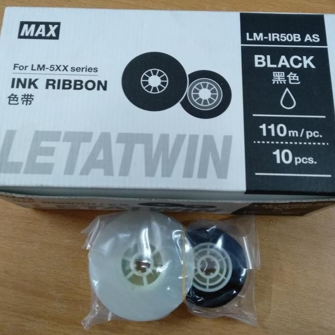 Hot Sale Ink Ribbon Tinta Pita Lm Ir50B Max Letatwin Lm550A Lm 550 550A Origina