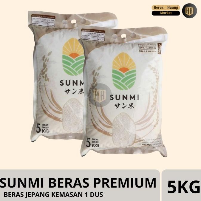 

Beras Putih Premium SUNMI 5kg , Beras Butir Premium Khas Cap Jepang IS81