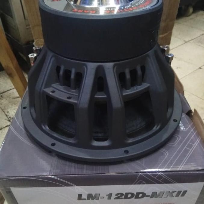 Subwoofer LM 12 DD MK II subwoofer mobil LM 12DD double magnet 2coil
