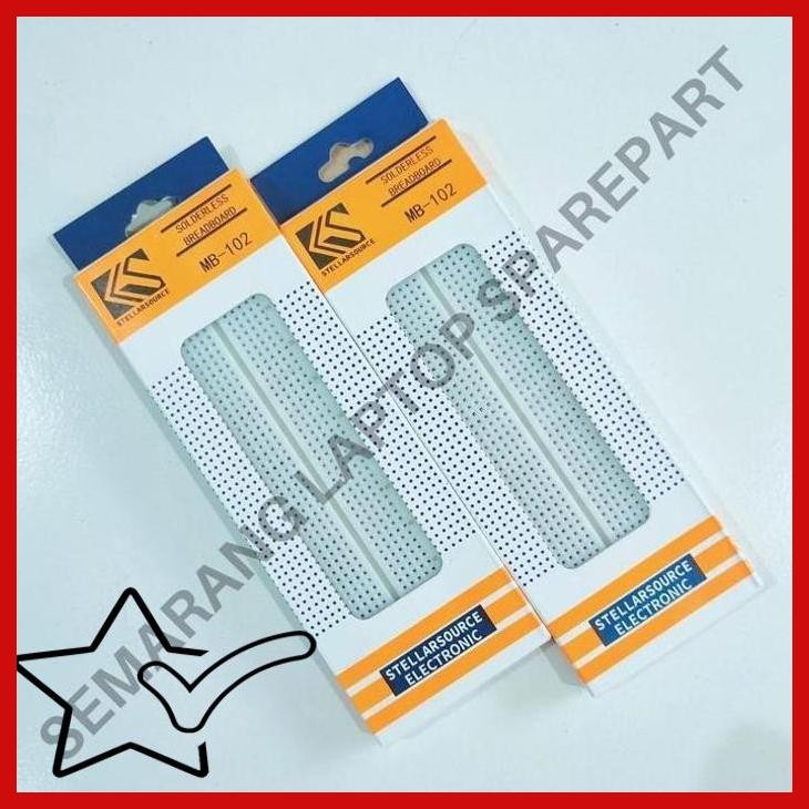 [SLS] BREADBOARD 830 Titik MB102 Protoboard Arduino Project Board Lubang Pcb
