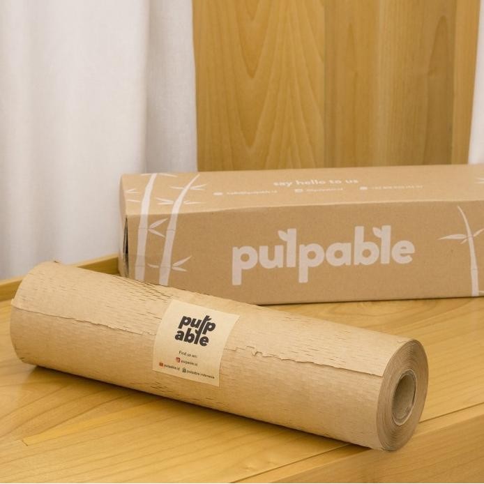 

Pulpable Honeycomb Paper Wrap 50M - Eco Friendly Packaging Bubble Wrap murah