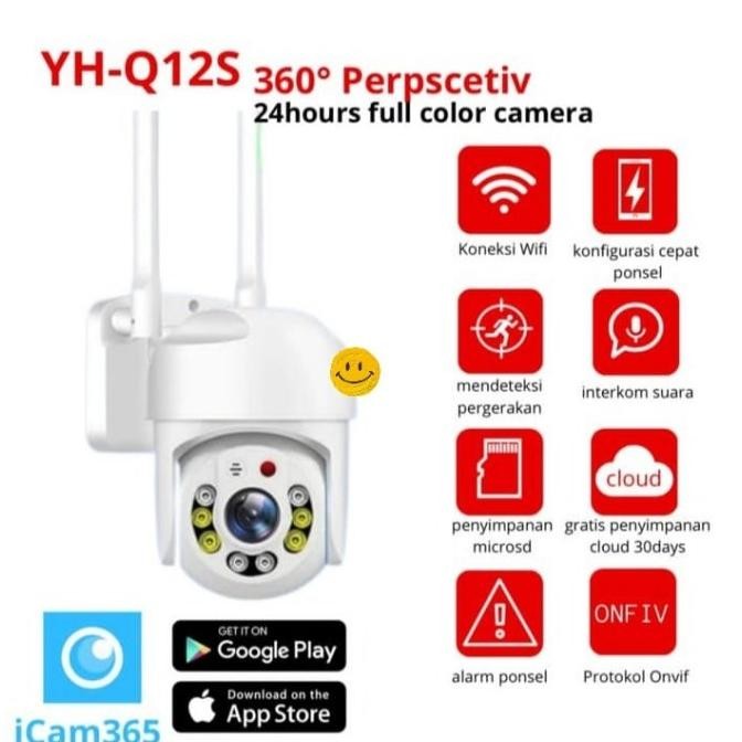 Promo Cctv Outdoor/Indoor Ptz Icam365 Wireless Cctv Ptz Waterproof