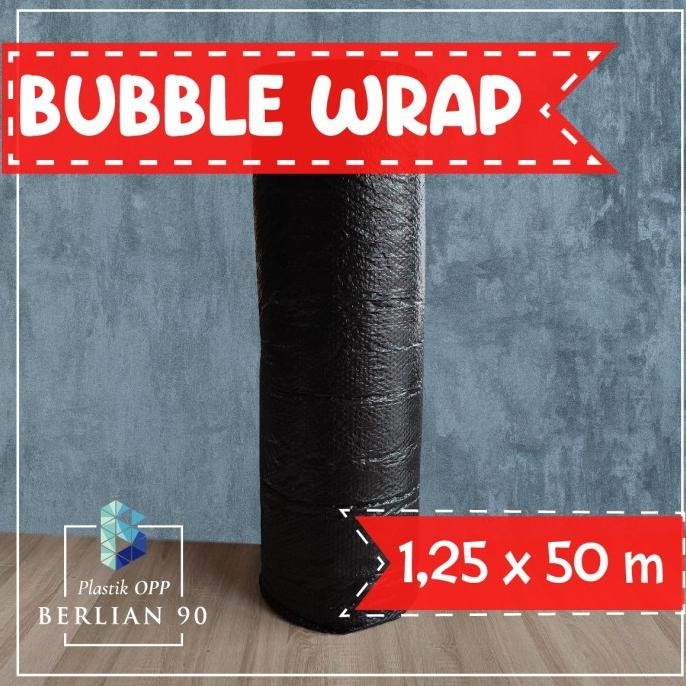 

Bubble Wrap 30 Cm x 50 M Bubble Wrap Hitam Khusus GOJEK GRAB murah