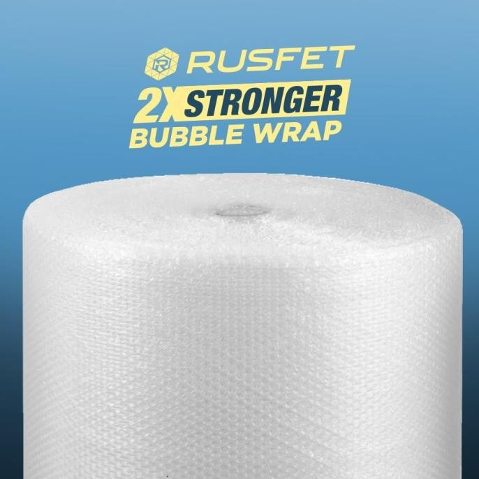 

Bubble Wrap Bening Rusfet 125cm x 50m/Bubble Wrap Bening Tebal Premium murah