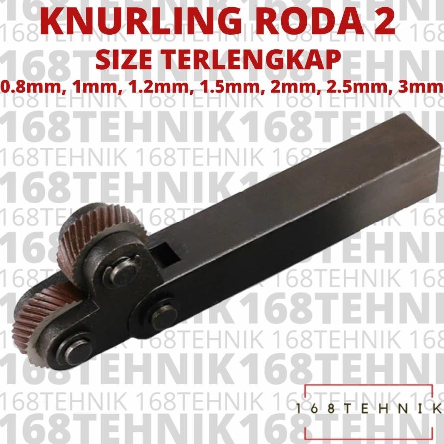 KNURLING KARTEL 2 RODA 3mm / KNURLING TOOL 2 RODA 3 mm / KNURLING RODA 2 3mm murah