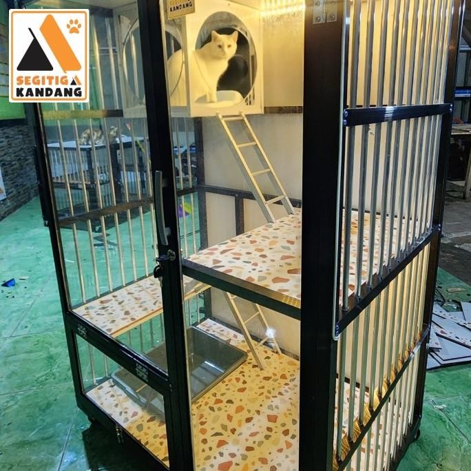 Promo Kandang Kucing Aluminium 1 Pintu Besar