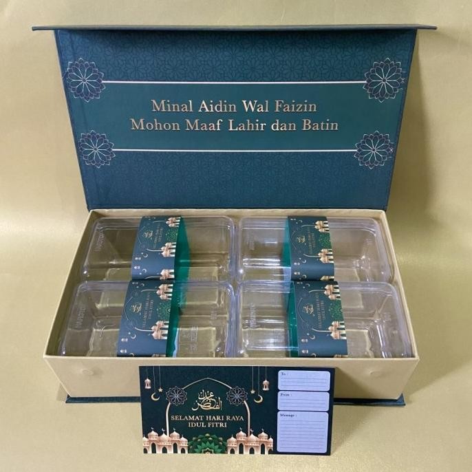 

Hardbox Lebaran Kotak Box Hampers Toples 350gr Isi 4 Idul Fitri murah