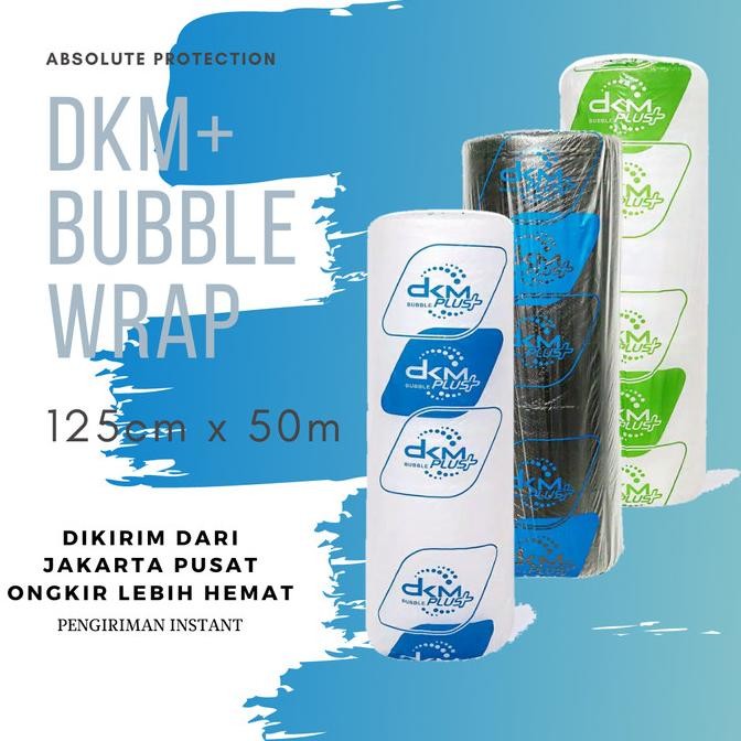 

PLASTIK BUBBLE WRAP DKM+ (125CM X 50M) murah