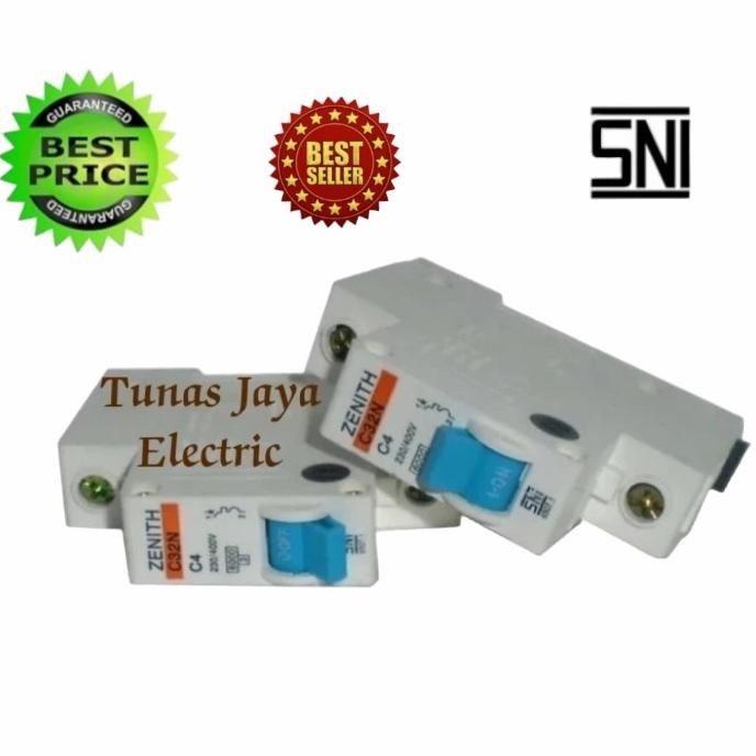 ORIGINAL MCB 1 Phase 2A/4A/6A/10A ZENITH (Single Pole)