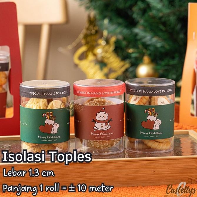 

Isolasi Selotip Tape ISS Toples Kue Kering Nastar Hampers Cookies murah