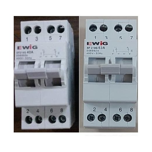ORIGINAL MCB Saklar Pemindah Listrik PLN ke Genset atau lainnya 2Phase 40A 60A