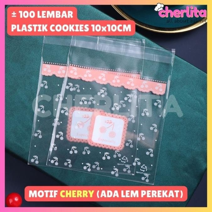 

Plastik Cookies Lucu 10x10 Perekat Seal OPP Kue Kering Mooncake Bolu murah