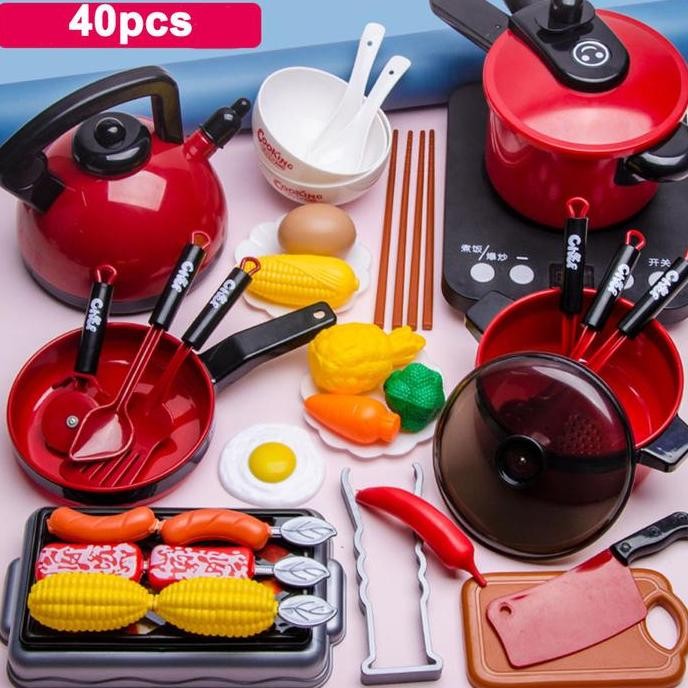 MAINAN DAPUR ANAK KITCHEN SET MASAK MASAKAN MAINAN DAPUR COOKING SET MAINAN ANAK PEREMPUAN MAINAN MA
