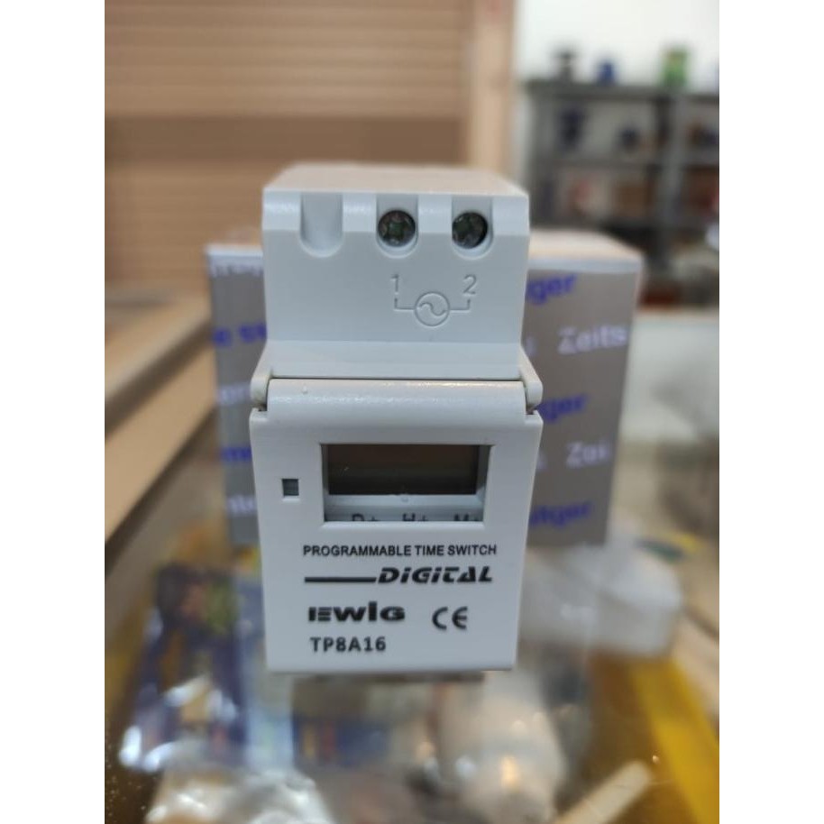 Timer Digital Ewig Tp8A -16 / Digital Timer Weekly Ewig 220Vac New Stok