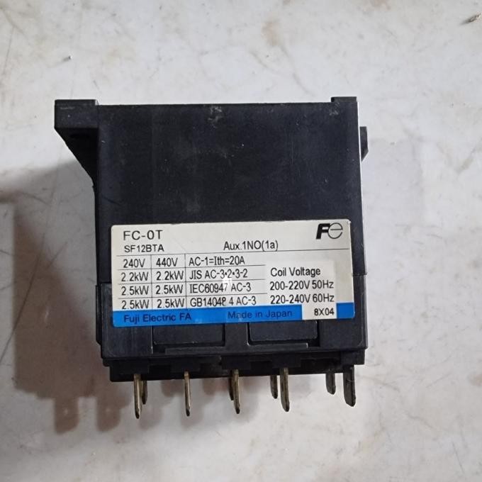 Kontaktor / Kontaktor Ac Fc-0T/G Fc-Ot/G Z25A 1No 220V Dc Merk Fuji New Stok