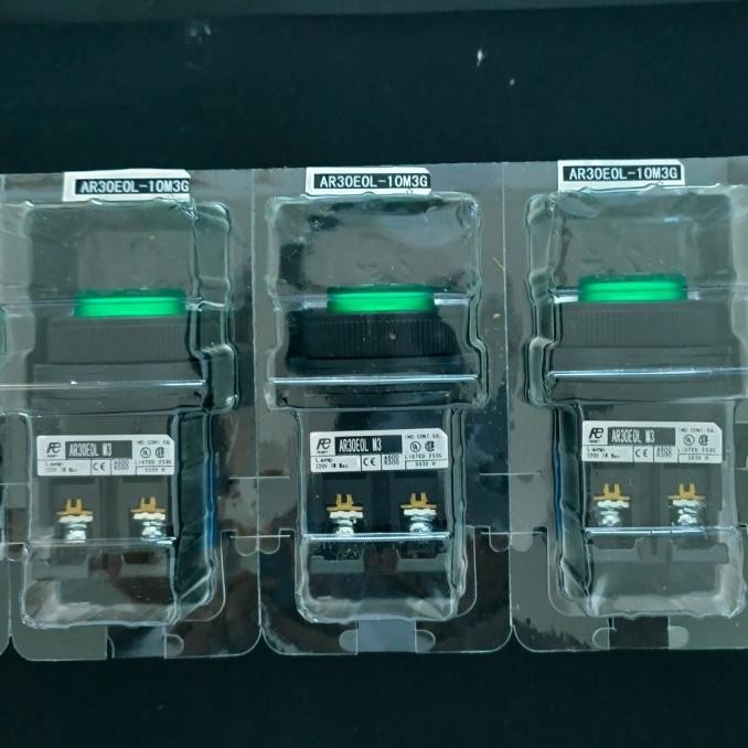 Ar30Eol-10M3G Push Button Pilot Lamp Fuji 220Vac New Stok
