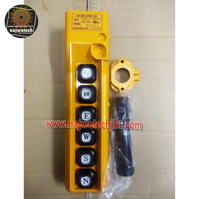 Tombol Hoist 6 Tombol Hanyoung Hy 1026Bbb/Hy-1026Bbb/Hy 1026 Bbb New Stok