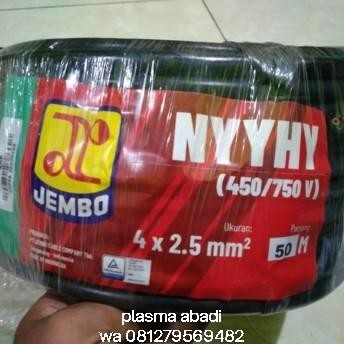 Kabel Jembo Nyyhy 4X2.5Mm Kabel Serabut 4X2.5Mm Jembo @50M New Stok