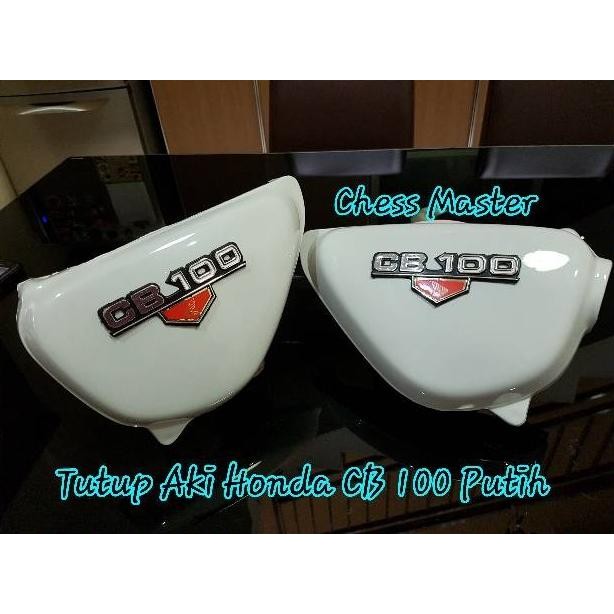 TUTUP AKI HONDA CB 100 PUTIH ORIGINAL