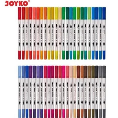 DUAL BRUSH PEN JOYKO 48 WARNA CLP-40
