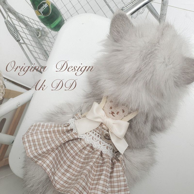 Planet Ekor COD  Tali dada kucing anjing beruang lucu cocok untuk anjing kecil