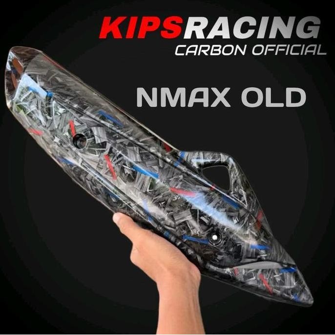 TUTUP KNALPOT NMAX OLD CARBON FORGED / TUTUP KNALOT NMAX OLD CARBON FORGED KNALPOT MOTOR ORIGINAL