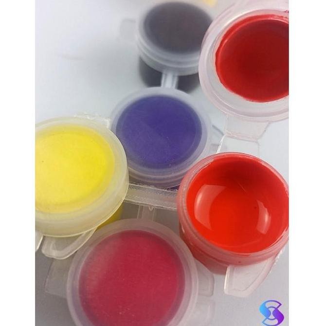 

redi Acrylic Colour Set 6/12 Warna - Cat Akrilik Kanvas Lukis Canvas Paint Acrylic Color 3 ml