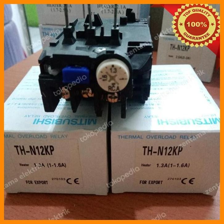 [zen] thermal overload relay mitsubishi / tor th-n12kp 1.3a (1-1.6a)