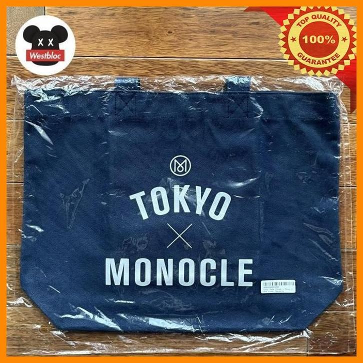 [WES] MONOCLE TOKYO EXCLUSIVE CITY TOTE BAG NAVY JAPAN EXCLUSIVE - NOT VISVIM APC LL BEAN NEIGHBORHO