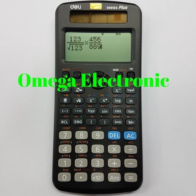 

Deli D991ES PLUS - Scientific Kalkulator Ilmiah Sekolah FX-991ES PLUS RIY'
