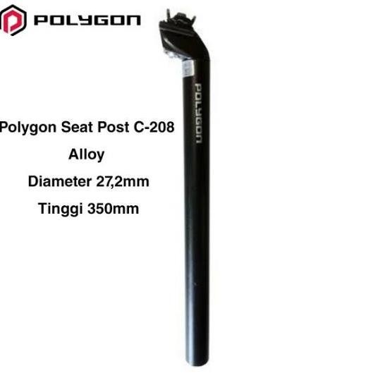 monggo] Seatpost Polygon 27.2 mm 27.2mm Tiang Sadel Tempat Duduk Sepeda