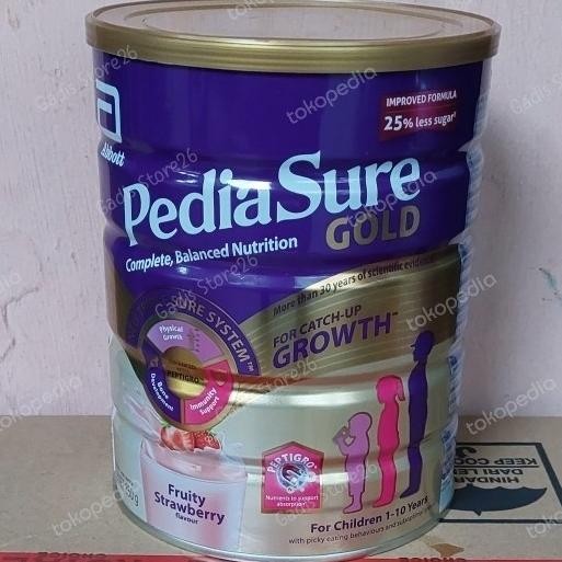 Sale Pediasure Gold Triplesure Fruity Strawberry Milk 850 Gr Susu Singapore