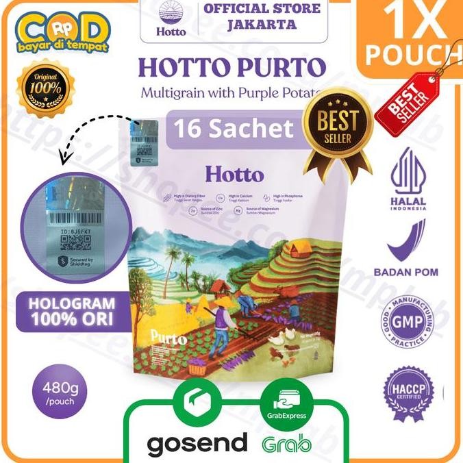 

HOTTO PURTO OAT 1 POUCH ISI 16 SACHET
