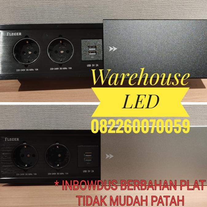 Stop Kontak Meja 2 Stopkontak Eu Arde + 2 Usb Charger Stopkontak Slide New Stok