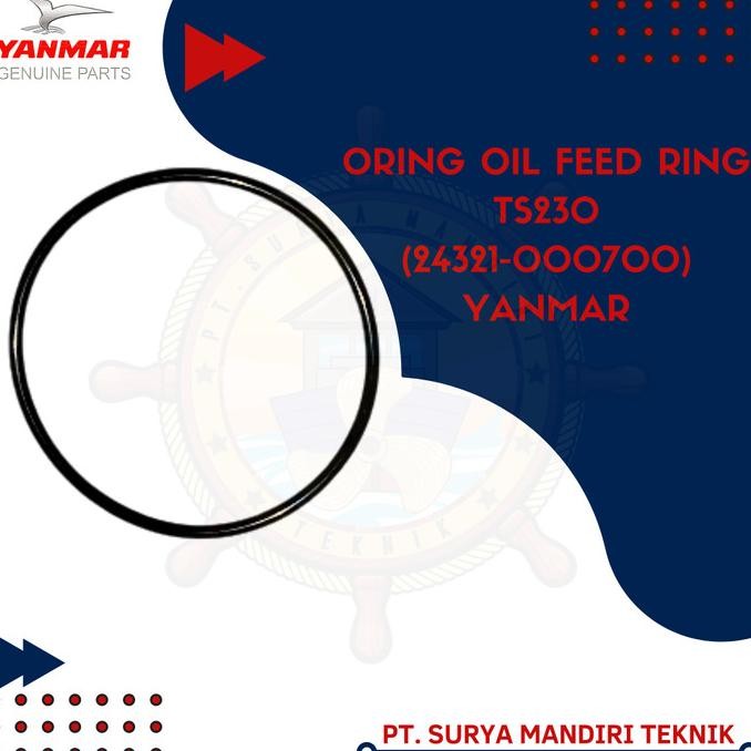 ~~~] ORING OIL FEED RING TS230 24321-000700 YANMAR ASLI GENUINE