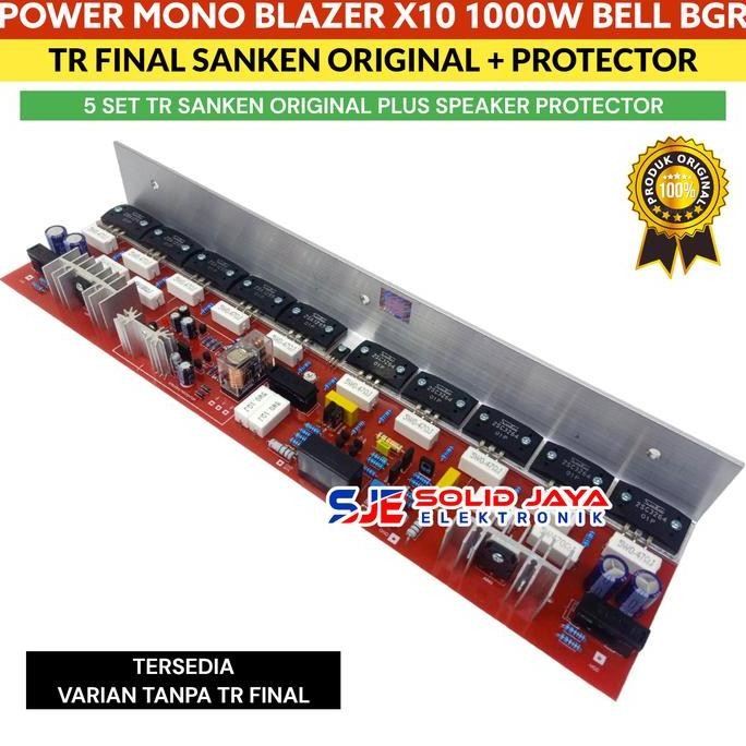 Kit Power Blazer X10 1000W Mono Evolution Plus Tr Final Sanken Japan Asli 2Sc3858 2Sa1949 1000 Watt 