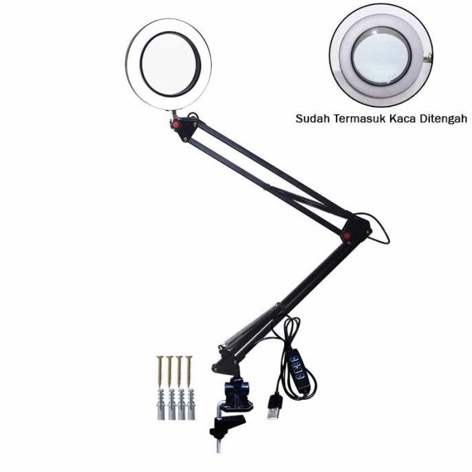 

Sale! EELIC ELC-J051 Lampu meja led usb dilengkapi dengan kaca pembesar mult