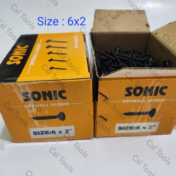 Diskon Skrup Sekrup Baut Gypsum 6 x 2" / Skrup Gipsum 2" inch / Panjang 5 Cm #csl Juara